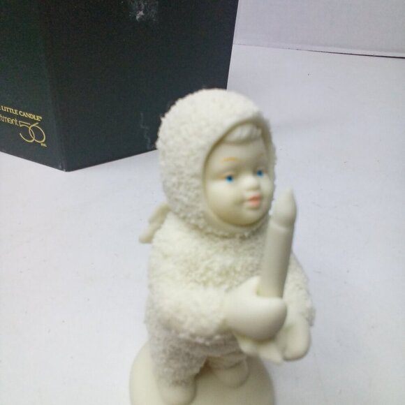 Department 56 Winter Tales Snowbabies Just One Little Candle Figurine Christmas - Picture 10 of 12